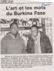 2000: l'art det les mots du Burkina Faso